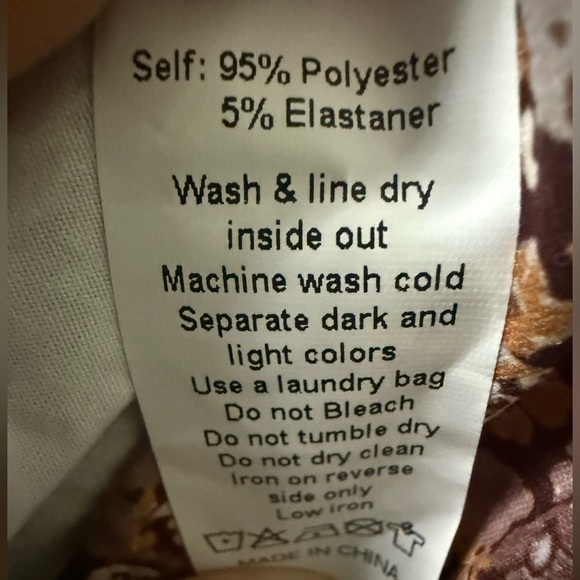 MIA JOY joyfolie Girls brown floral formal dress stretchy NWT - Picture 6 of 8